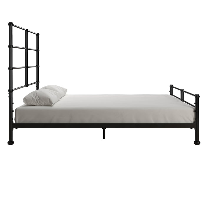 MacKenzie Adaptable Metal Platform Bed - Black - Full