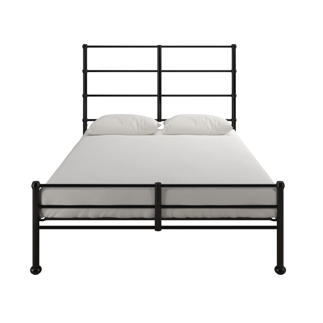 MacKenzie Adaptable Metal Platform Bed - Black - Full