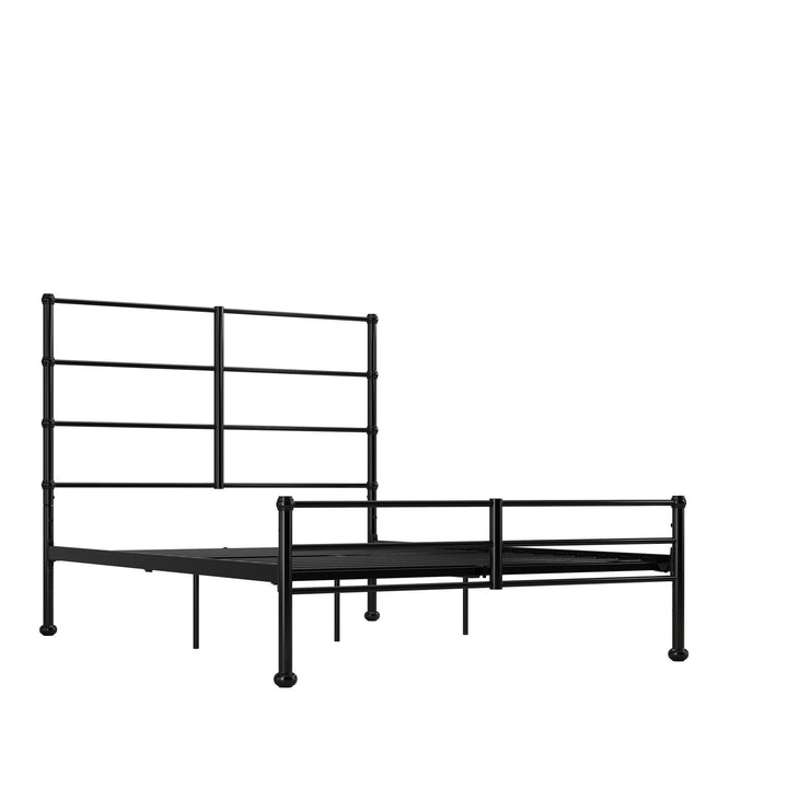 MacKenzie Adaptable Metal Platform Bed - Black - Full