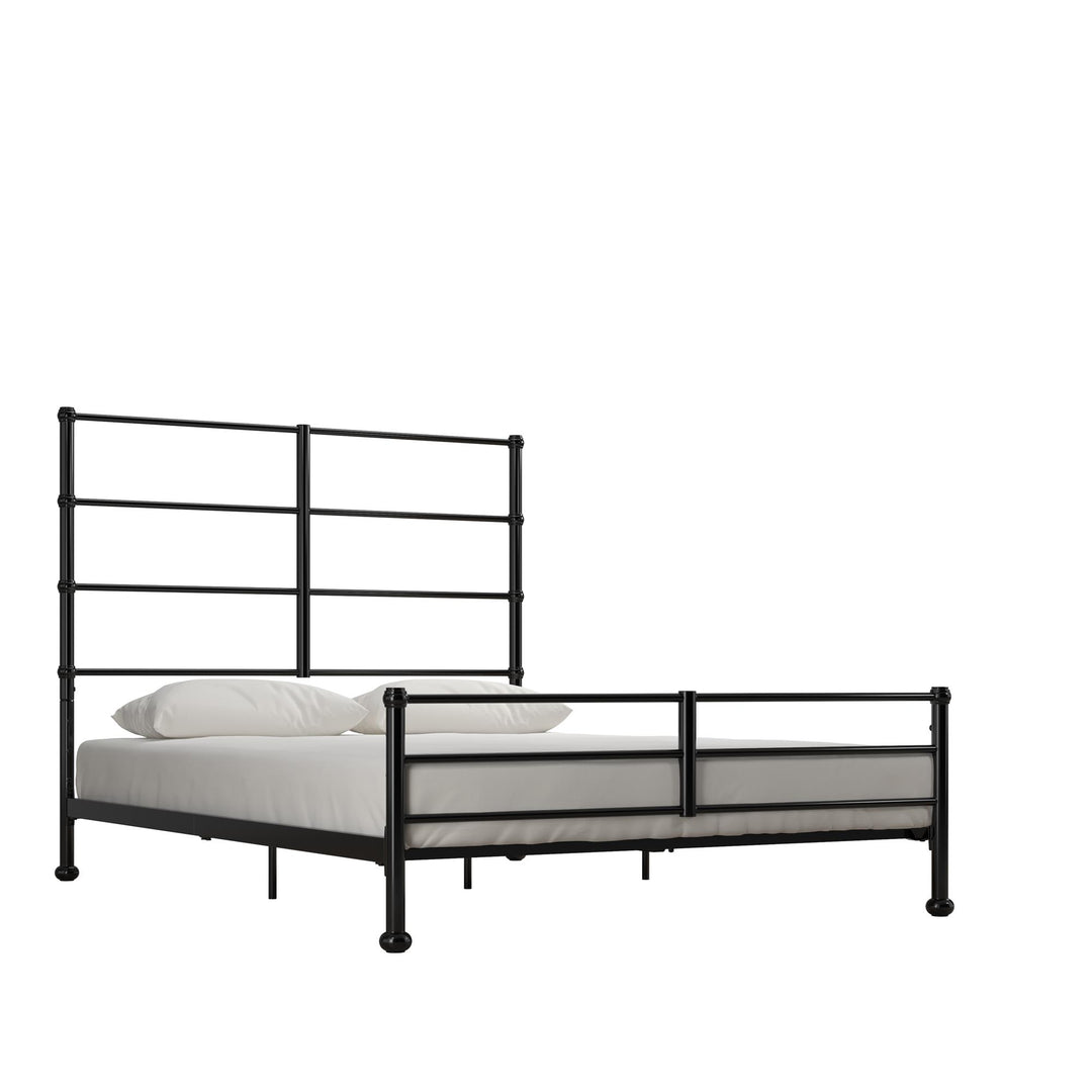 MacKenzie Adaptable Metal Platform Bed - Black - Full