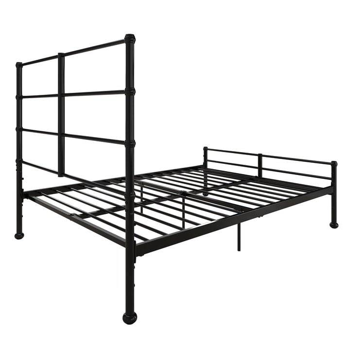 MacKenzie Adaptable Metal Platform Bed - Black - Full