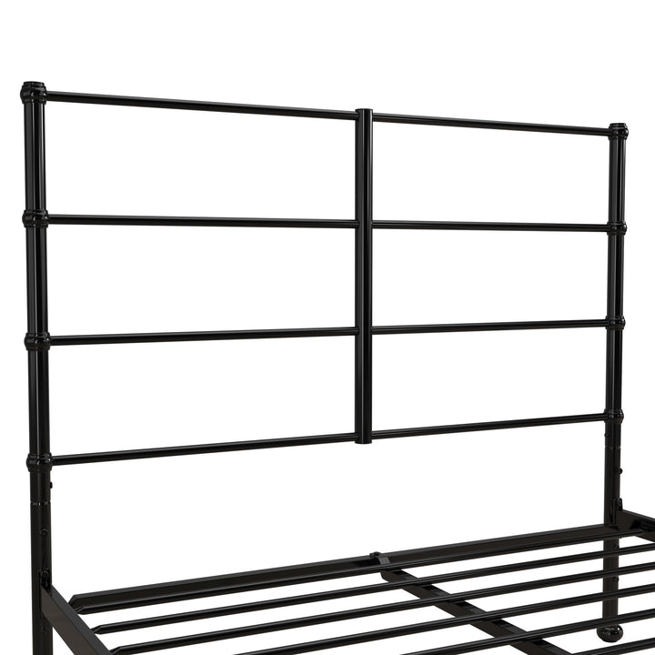 MacKenzie Adaptable Metal Platform Bed - Black - Full