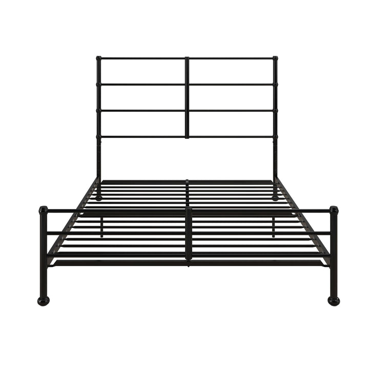 MacKenzie Adaptable Metal Platform Bed - Black - Queen