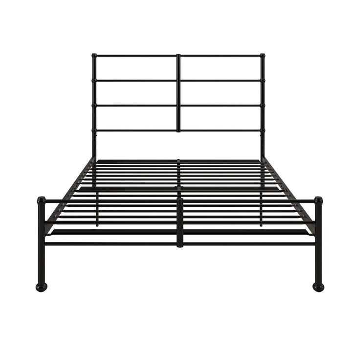 MacKenzie Adaptable Metal Platform Bed - Black - Queen