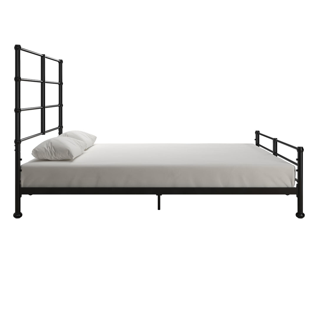 MacKenzie Adaptable Metal Platform Bed - Black - Queen