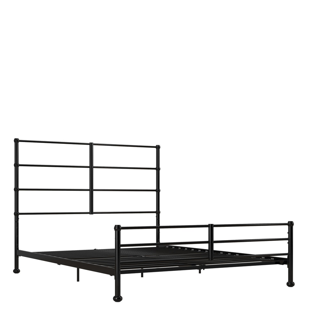 MacKenzie Adaptable Metal Platform Bed - Black - Queen