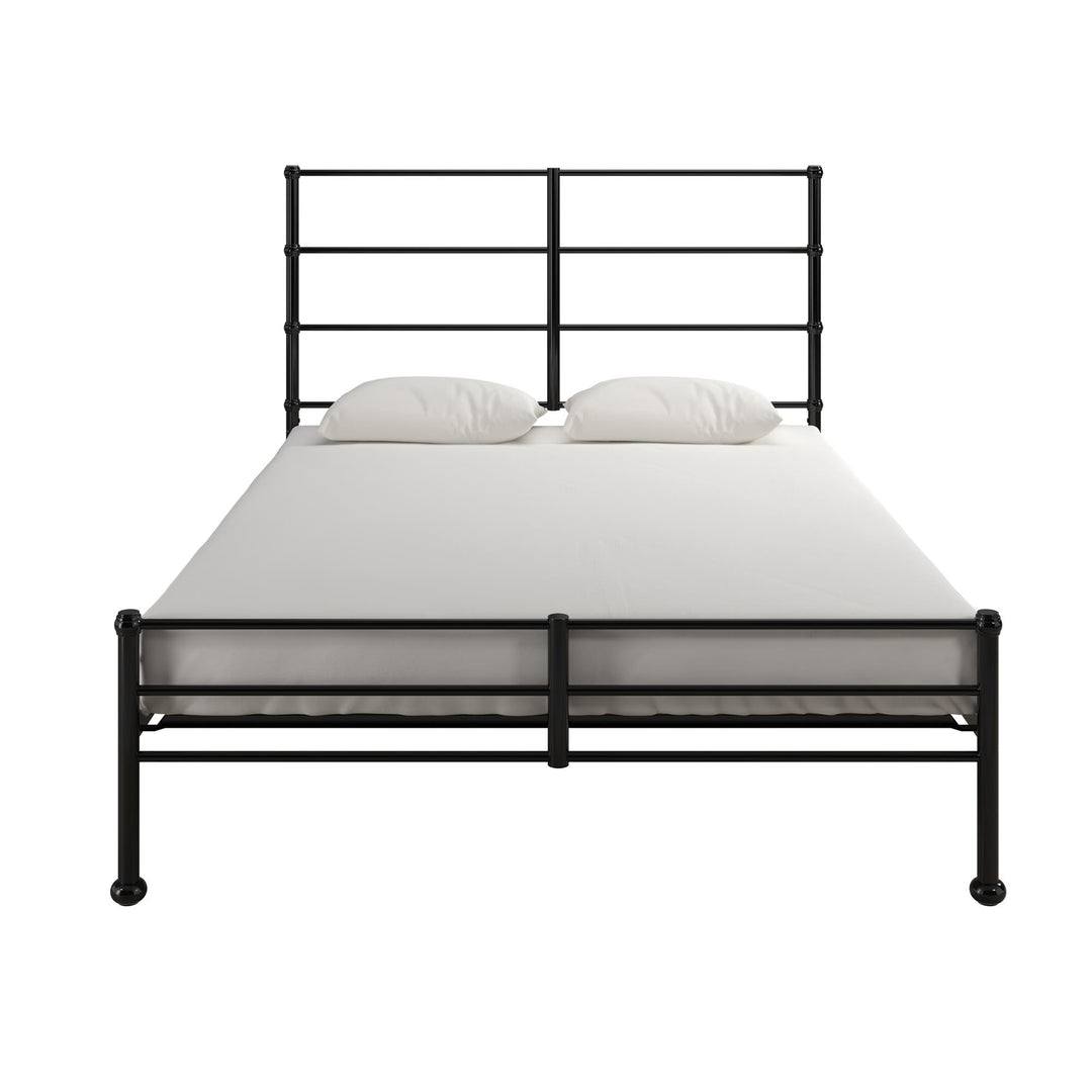 MacKenzie Adaptable Metal Platform Bed - Black - Queen