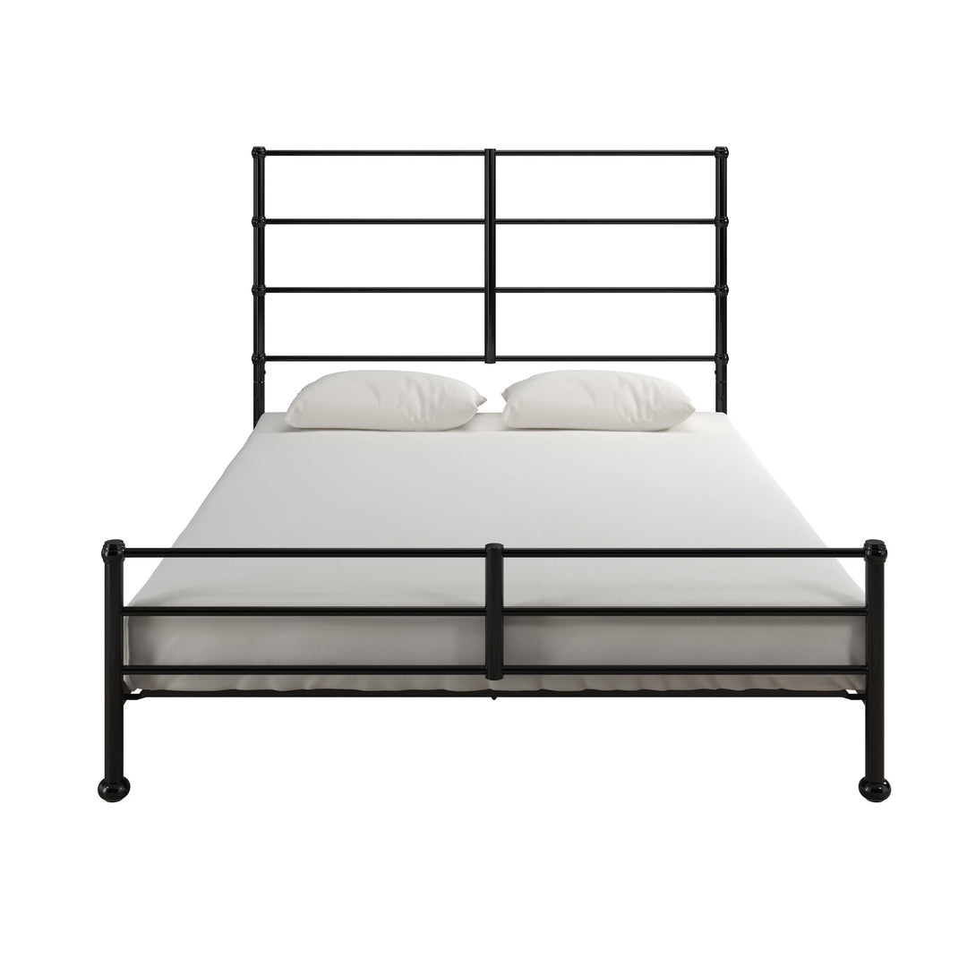 MacKenzie Adaptable Metal Platform Bed - Black - Queen