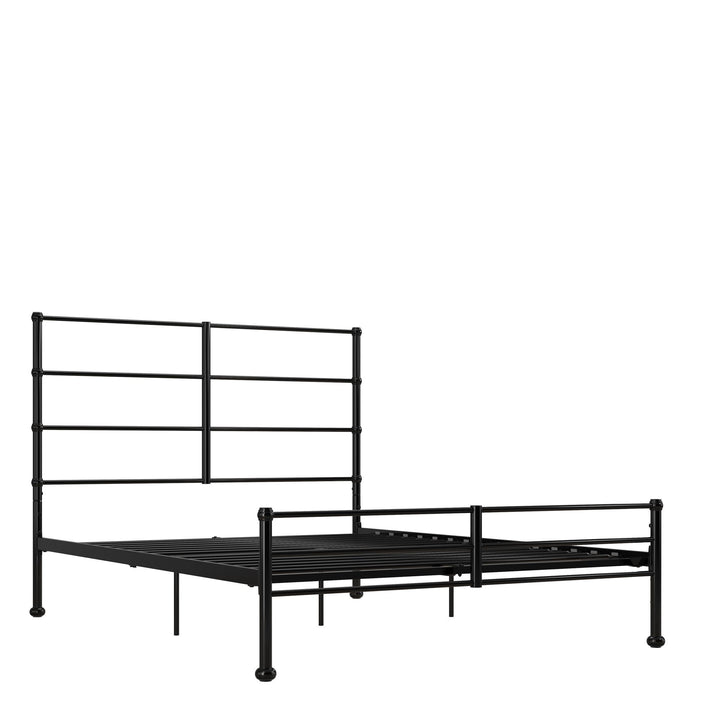 MacKenzie Adaptable Metal Platform Bed - Black - Queen