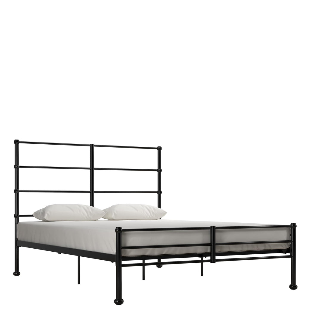 MacKenzie Adaptable Metal Platform Bed - Black - Queen