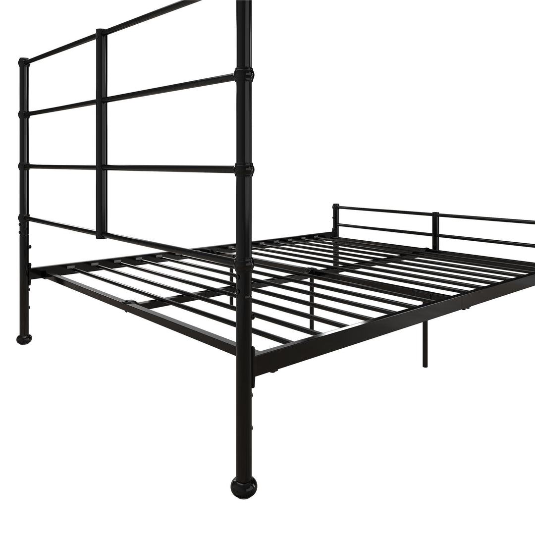 MacKenzie Adaptable Metal Platform Bed - Black - Queen