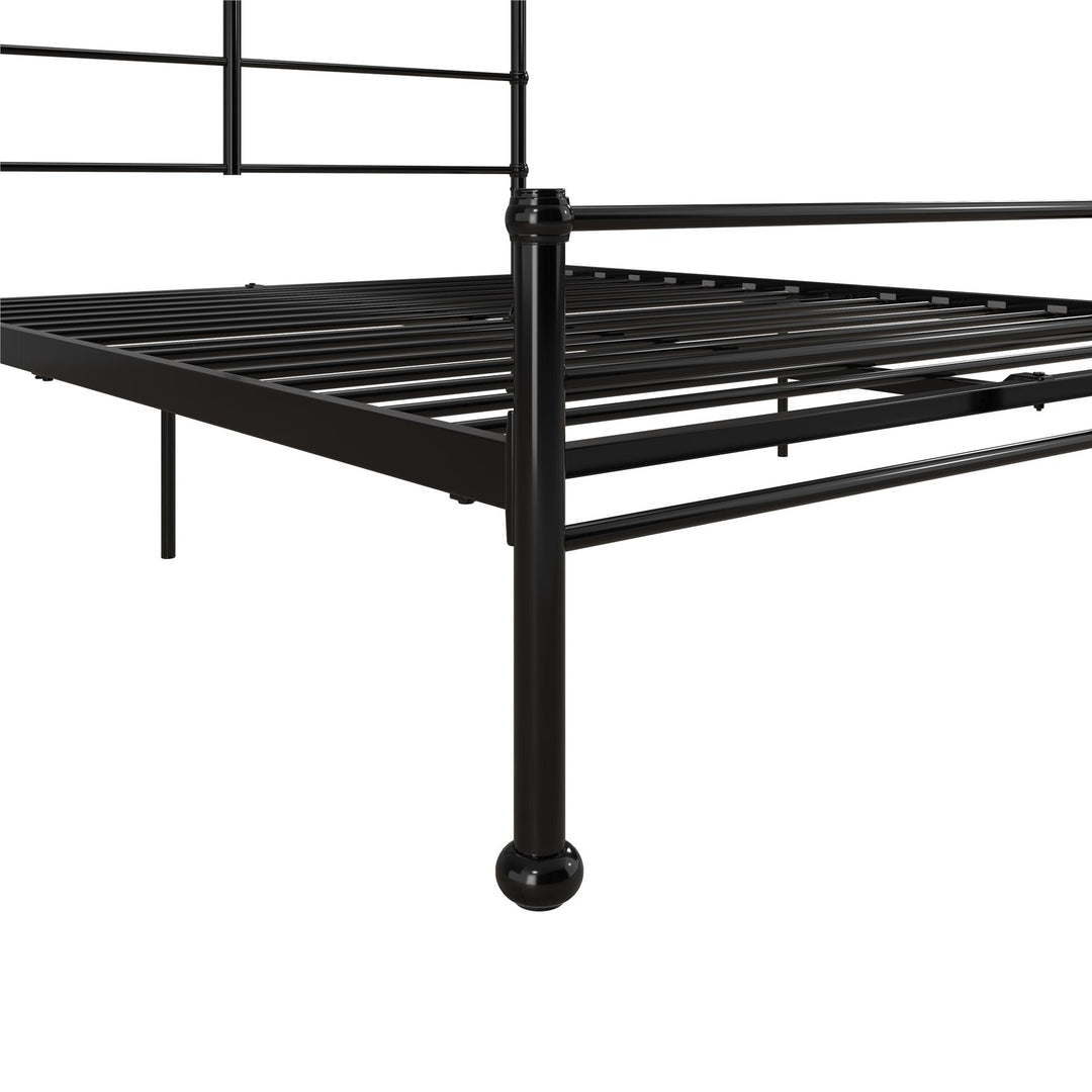 MacKenzie Adaptable Metal Platform Bed - Black - Queen