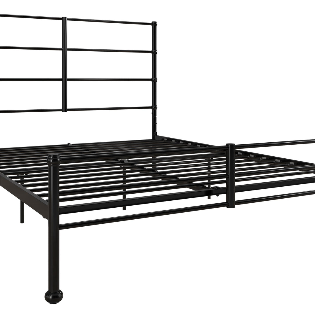MacKenzie Adaptable Metal Platform Bed - Black - Queen