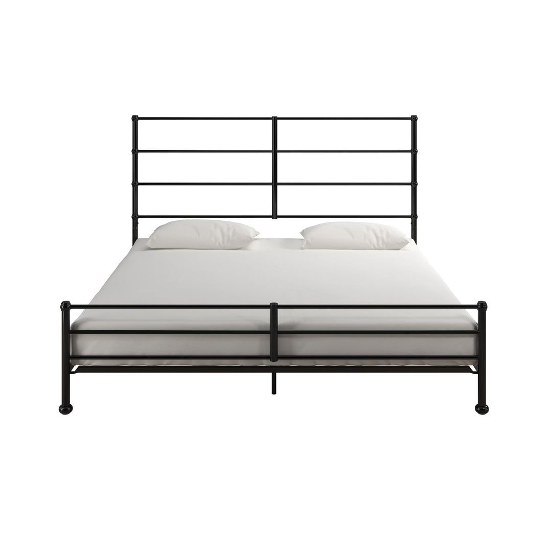 MacKenzie Adaptable Metal Platform Bed - Black - King