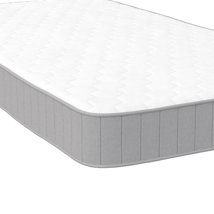 Skyler Montessori Bed with Signature Sleep Tranquility 6" Coil Mattress - Off White - Twin