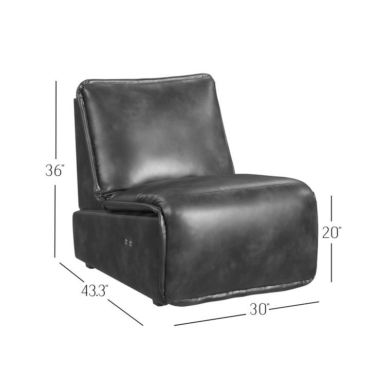 Uptown Gotham Power Motion Recliner - Espresso