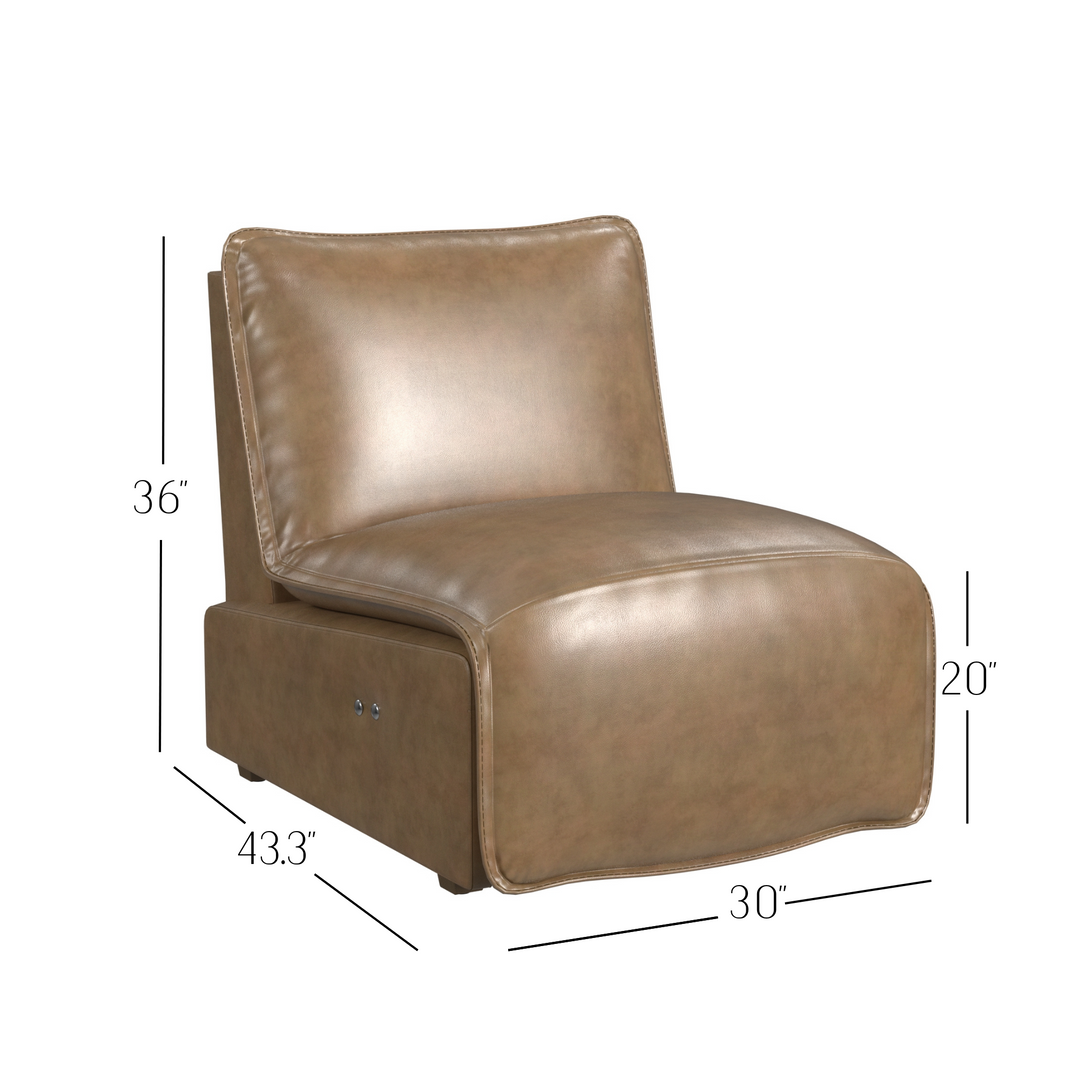 Uptown Gotham Power Motion Recliner - Acorn