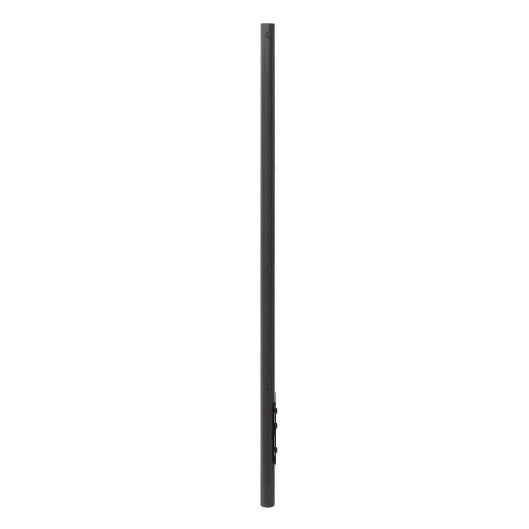 Praxis Geometric Accented Metal Headboard with Classic Matte Finish - Black - Full/Queen