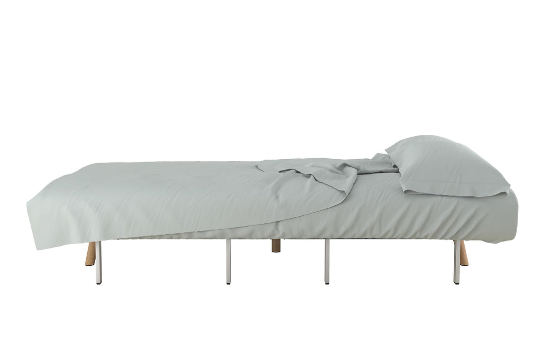 Futon Twin Sleeper Sofa Microfiber Wrinkle Resistant Sheet Set - Gray