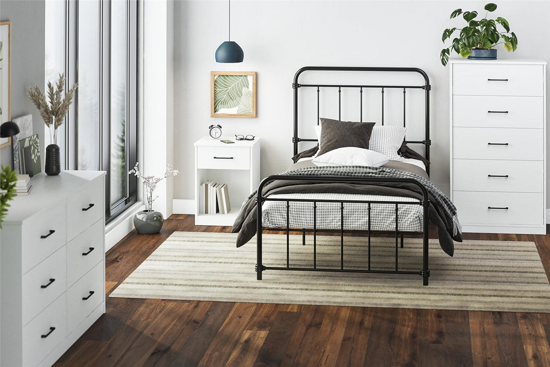 Easy Build Pearce Wide 6 Drawer Dresser with Interlocking SwitchLock™ System - White - 6 Drawer