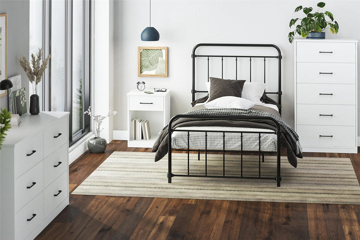 Easy Build Pearce Wide 6 Drawer Dresser with Interlocking SwitchLock™ System - White - 6 Drawer