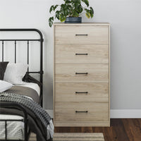 Easy Build Pearce Tall 5 Drawer Dresser with Interlocking SwitchLock™ System