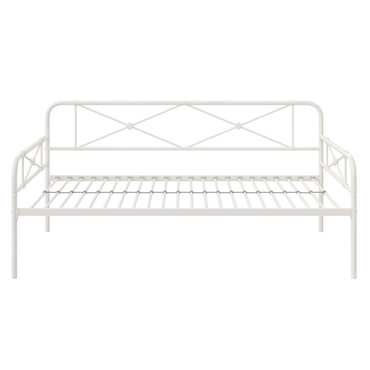 Allysa Metal Daybed with Steel Frame - White - Twin
