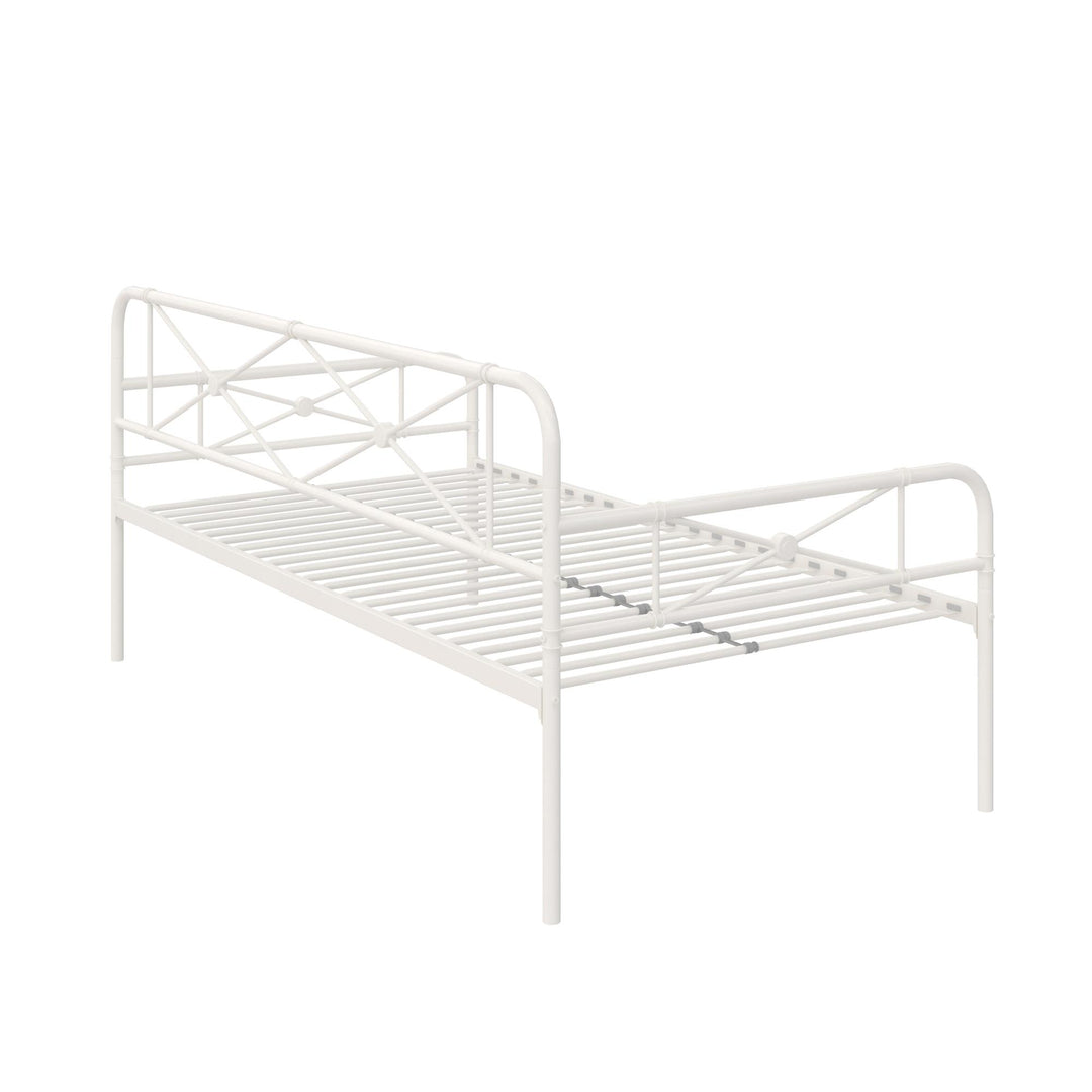 Allysa Metal Daybed with Steel Frame - White - Twin