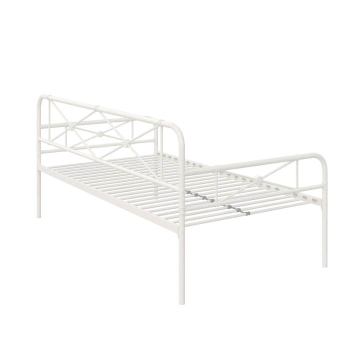 Allysa Metal Daybed with Steel Frame - White - Twin