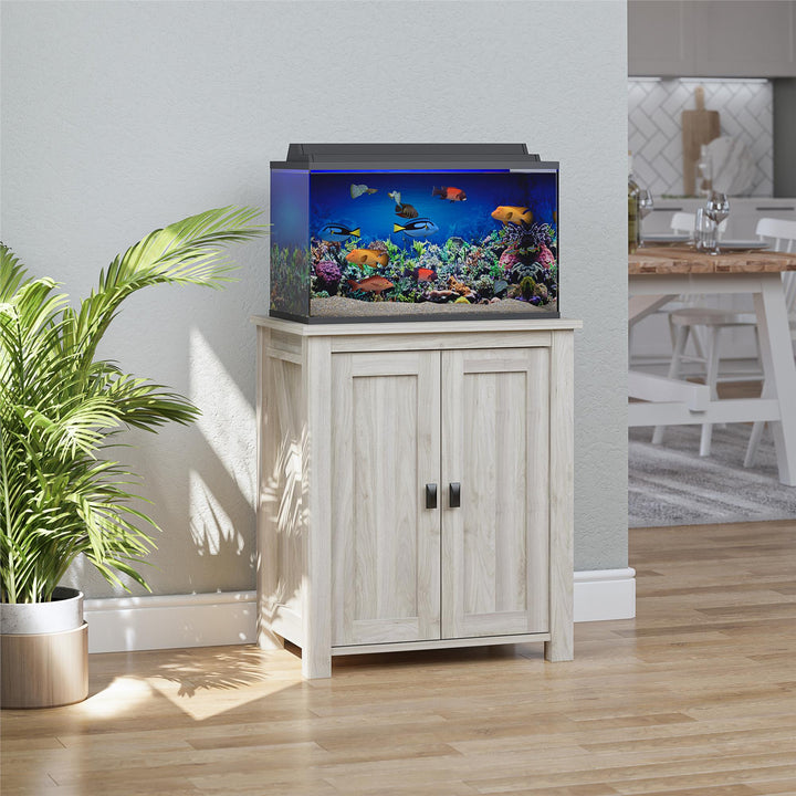 Farmington 10-20 Gallon Aquarium or Terrarium Stand - Light Walnut