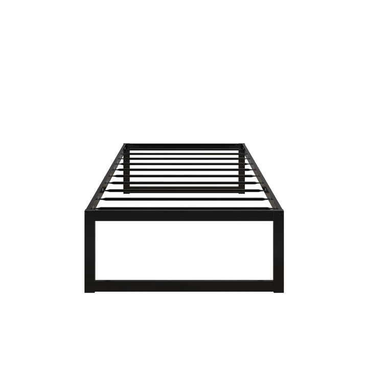 Avey Modern Metal Platform Bed Frame - Black - Twin