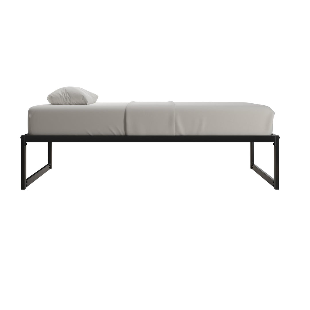 Avey Modern Metal Platform Bed Frame - Black - Twin