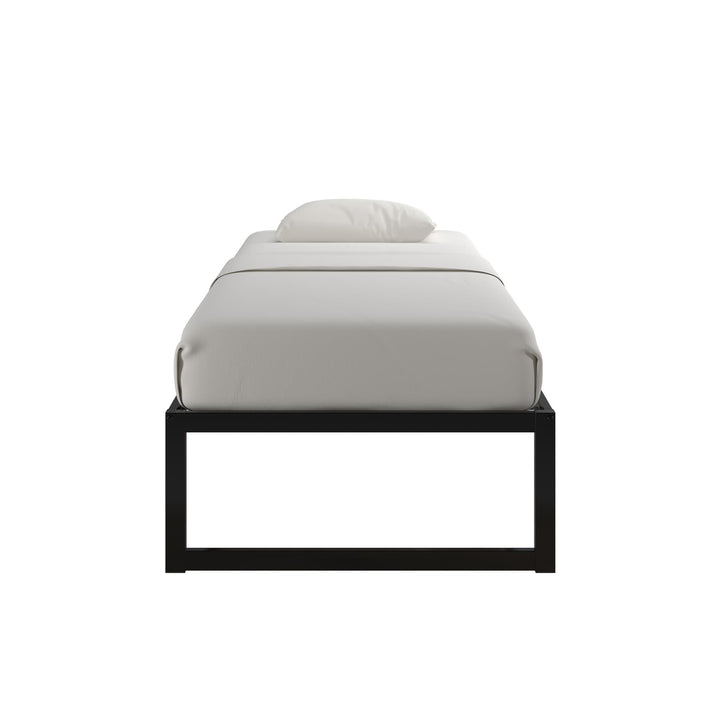 Avey Modern Metal Platform Bed Frame - Black - Twin