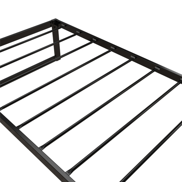 Avey Modern Metal Platform Bed Frame - Black - Twin