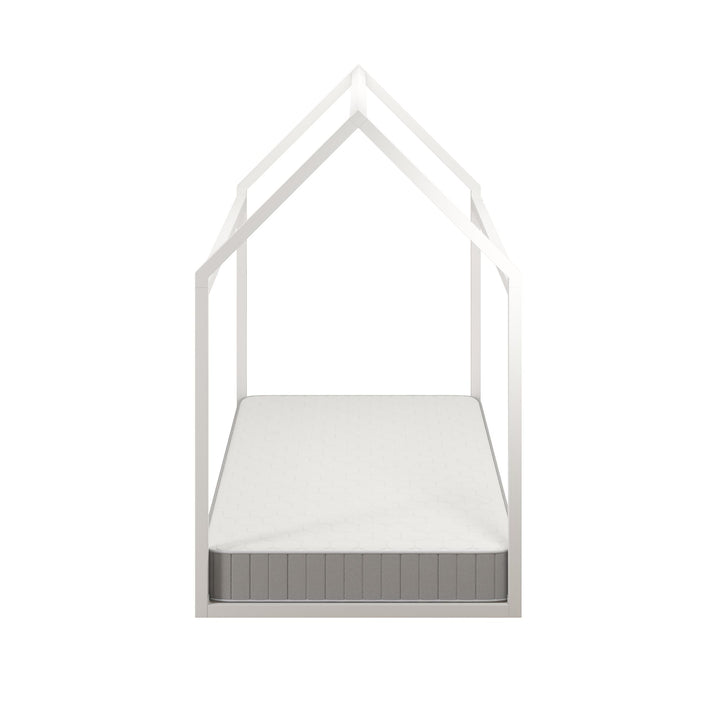 Skyler Montessori Bed with Signature Sleep Tranquility 6" Coil Mattress - Off White - Twin