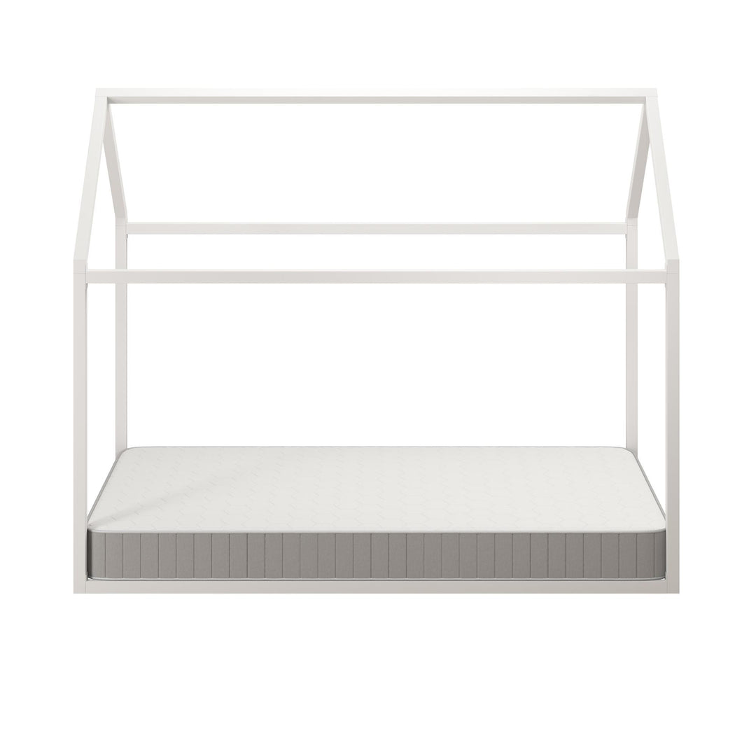 Skyler Montessori Bed with Signature Sleep Tranquility 6" Coil Mattress - Off White - Twin