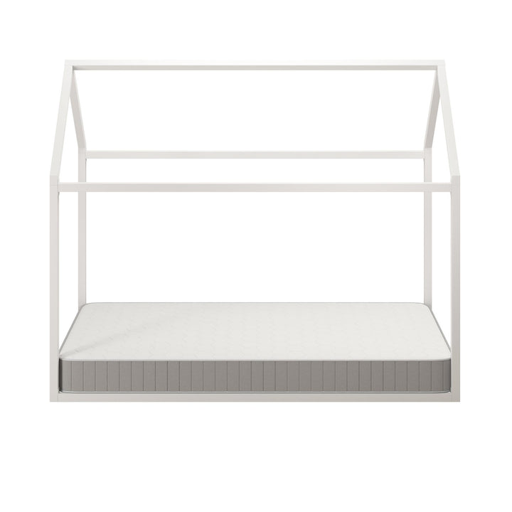 Skyler Montessori Bed with Signature Sleep Tranquility 6" Coil Mattress - Off White - Twin