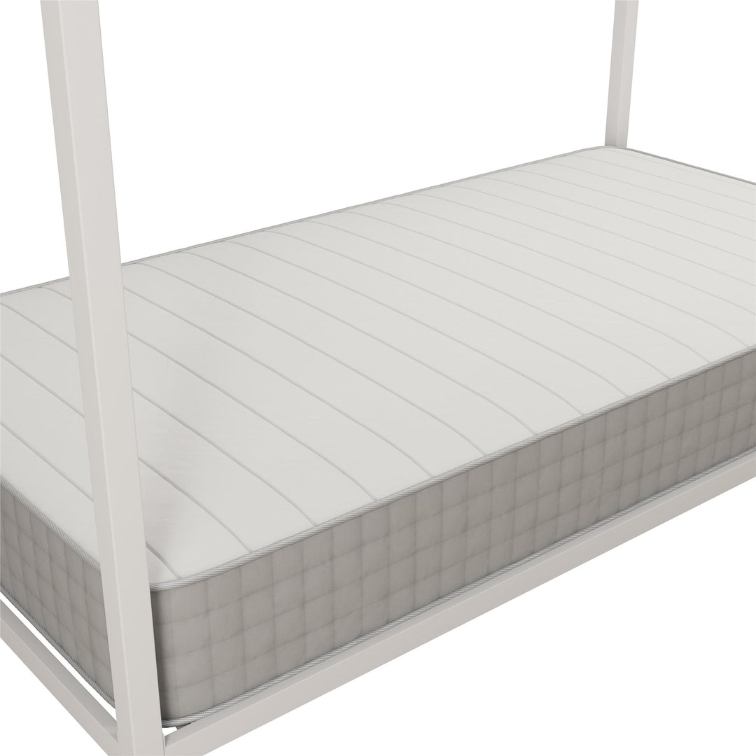 Skyler Montessori Bed with Signature Sleep Dream On 8" Pocket Spring Mattress - Off White - Twin
