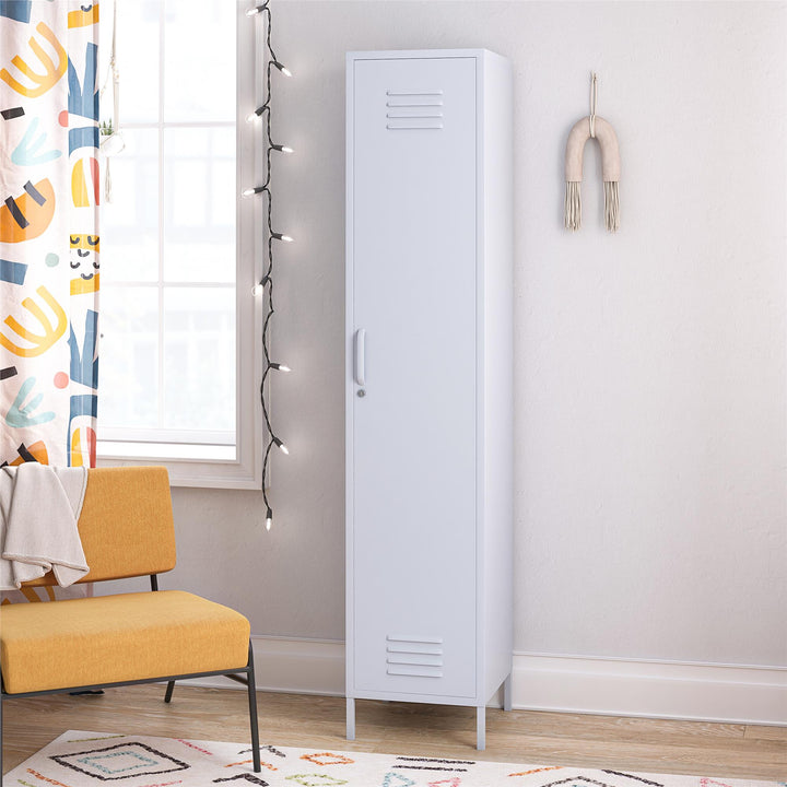 Cache Single Metal Locker Storage Cabinet - Powder Blue