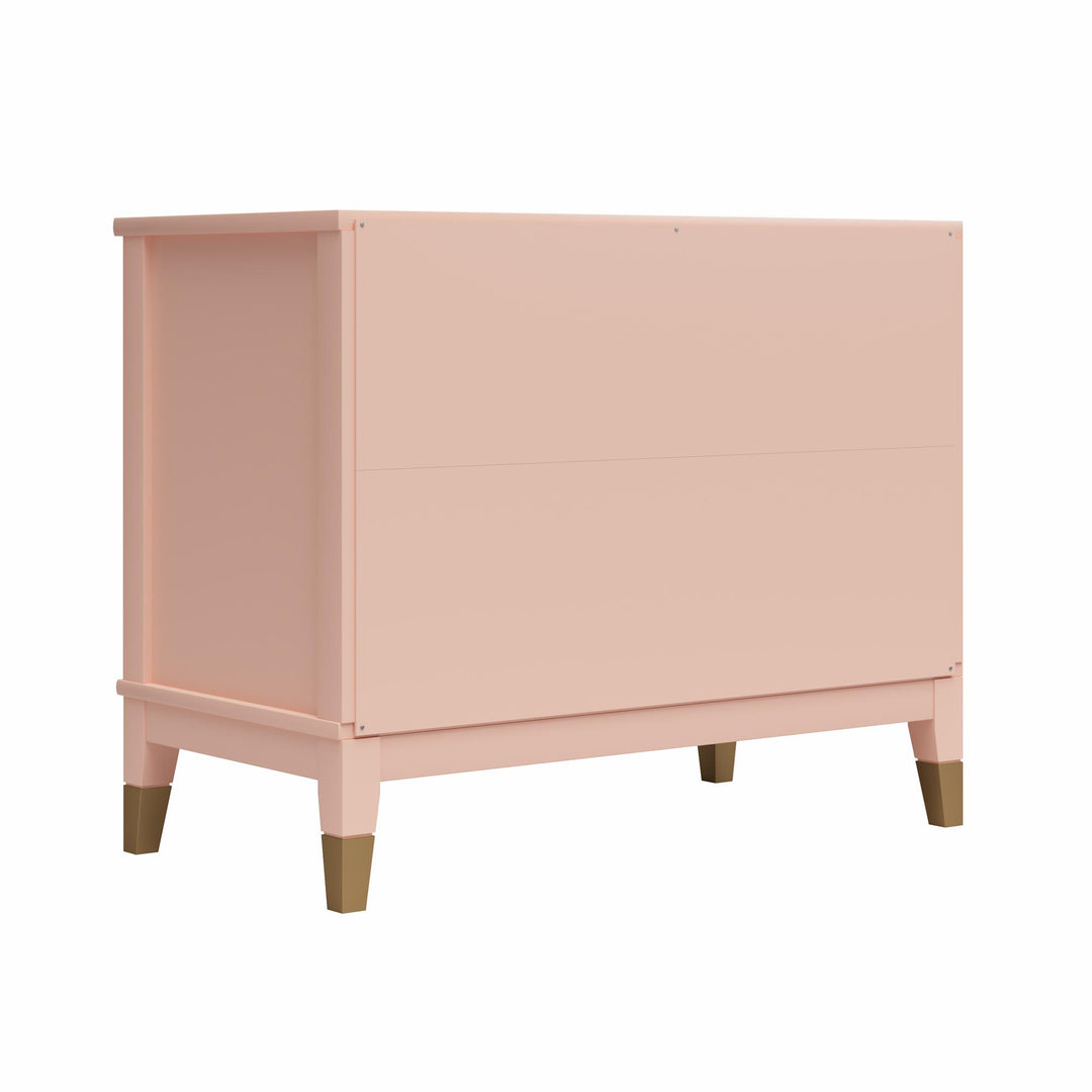 Westerleigh Wide Nightstand - Pink (Pale Dogwood)