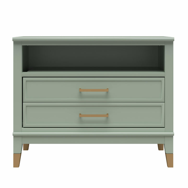 Westerleigh Wide Nightstand - Pale Green