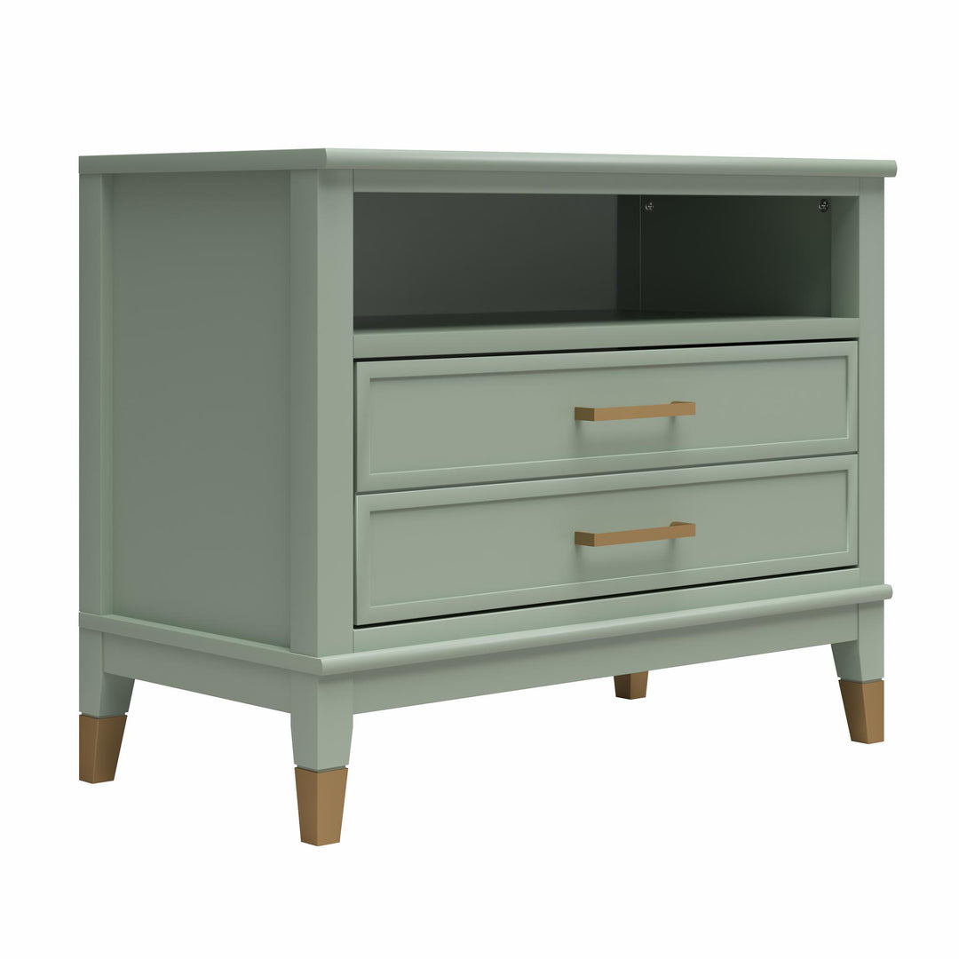 Westerleigh Wide Nightstand - Pale Green