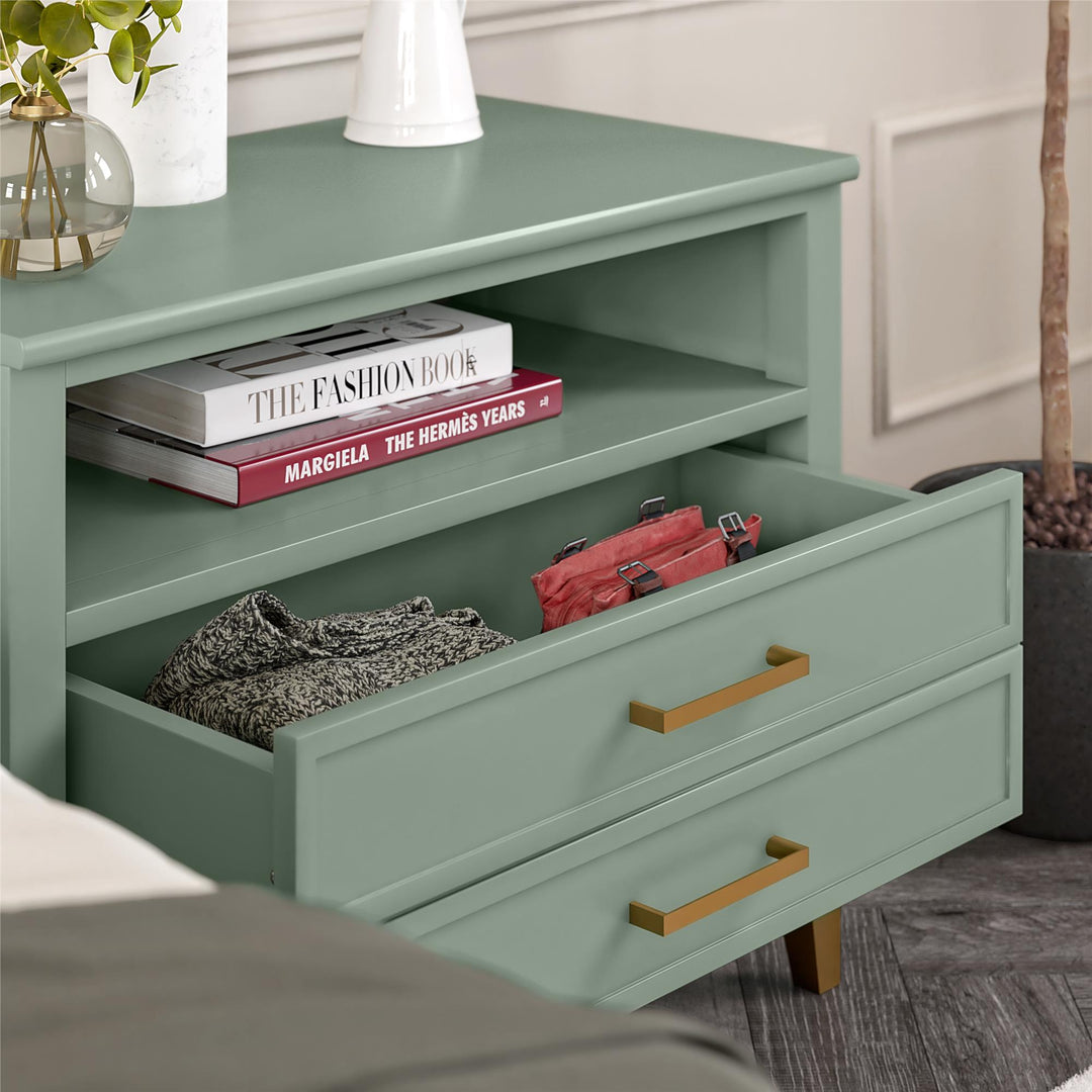 Westerleigh Wide Nightstand - Pale Green