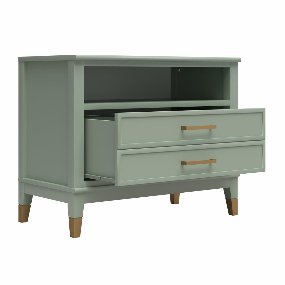 Westerleigh Wide Nightstand - Pale Green