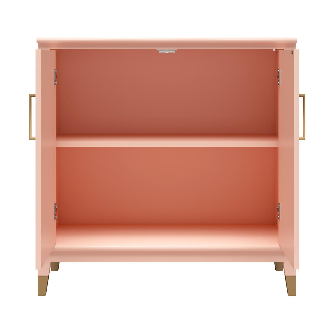 Westerleigh 2 Door Accent Cabinet - Pink (Pale Dogwood)