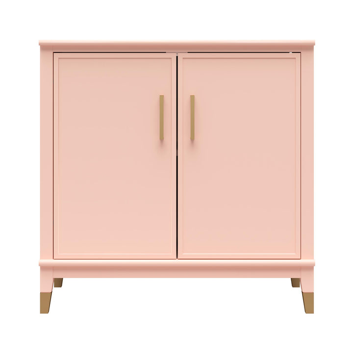 Westerleigh 2 Door Accent Cabinet - Pink (Pale Dogwood)