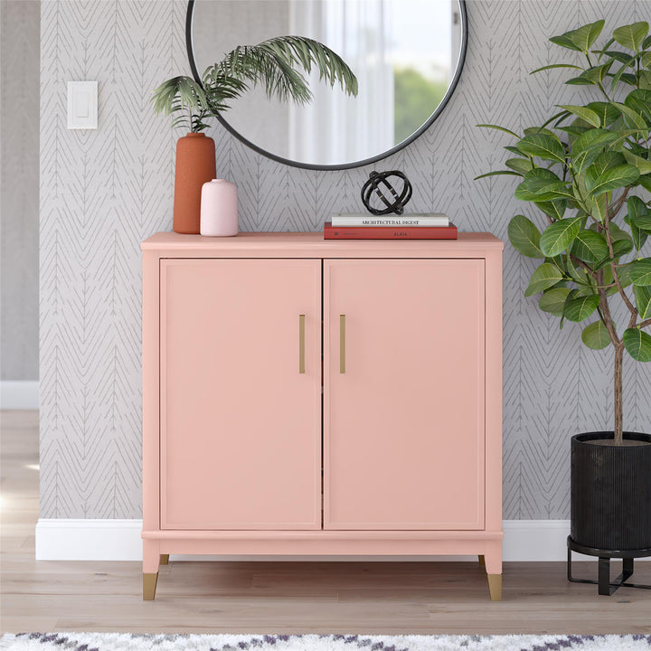 Westerleigh 2 Door Accent Cabinet - Pink (Pale Dogwood)