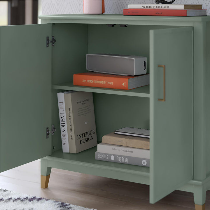 Westerleigh 2 Door Accent Cabinet - Pale Green