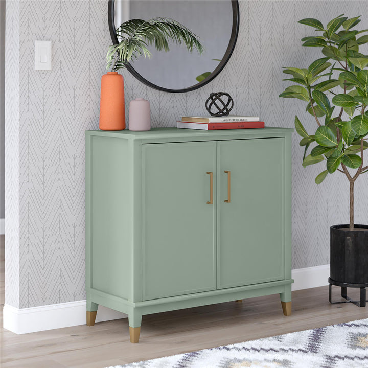 Westerleigh 2 Door Accent Cabinet - Pale Green