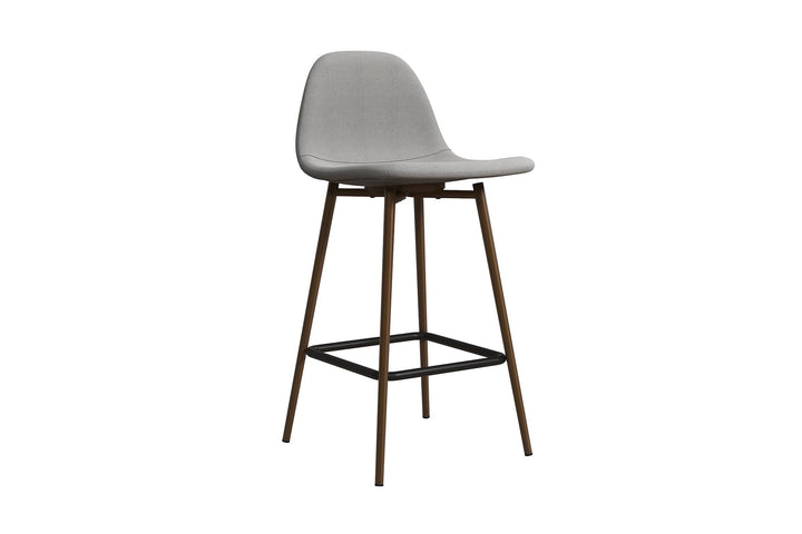 Copley Upholstered Counter Stool - Light Gray